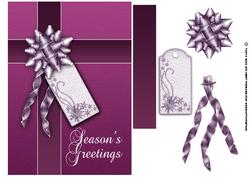 A Simple But Elegant Christmas Card Front