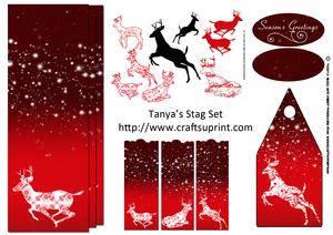 Holiday Reindeer Stags Christmas Kit