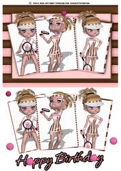 Tennis Lover Birthday Greeting Card Front