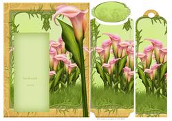 Calla Lily Birthday Bookmark Card