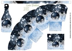 Christmas Bauble and Ice Gift Basket