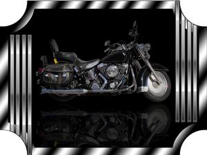 Easel Card Kit and Envelope Motorbike