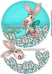 Fun Fold Back Rocker Easter Card