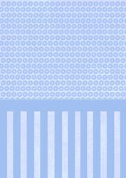 Blue Stripe and Floral Backing Paper