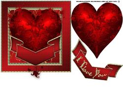 Valentine Heart Small Card and Elements