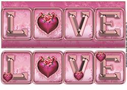 Valentine's Day Quick Card or Love or Romance
