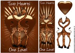 Bookmark and Card Front Valentine's