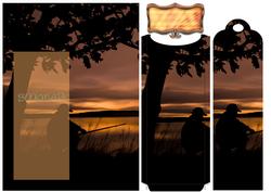Birthday Bookmark Card with Fisherman