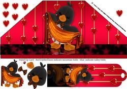 Cute Love Duck Valentine's Love Card
