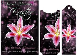 Easter Blessings Greeting Card Bookmark