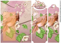 Blossom Birthday Bookmark Greeting Card