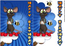 Fun Mouse Birthday Card