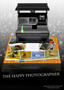 Retro Camera Birthday Easel Kit