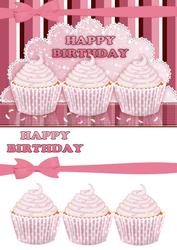 Cupcake Birthday Greeting Card