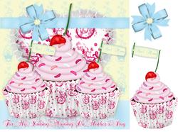 Yummy Mummy Mother's Day Cupcake Card