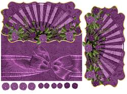 Shaped Envelope Style Card Front with Fan
