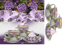 Tea for Two Birthday Card Front