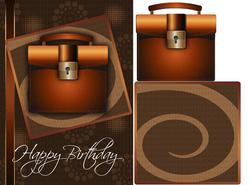 Business Birthday Greeting Card with Briefcase