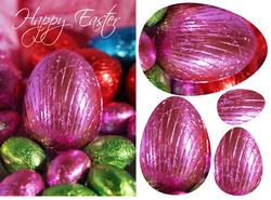 Easter Egg Greeting Card Front