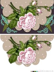 Rose Envelope Style Card Front
