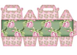 Floral Little Gift Box Roses and Blended Colors