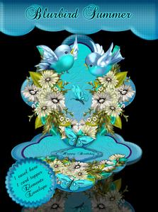 Bluebird Summer Easel Card Kit