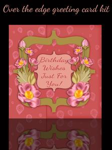 Over the Edge Card Kit with Flowers