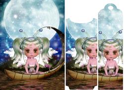 Cute Water Fairy Birthday Bookmark Card