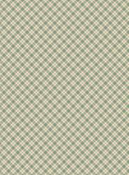 Country Cottage Green Plaid Background