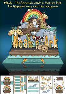 Noa and His Animals Easel Card Kit Over the Edge