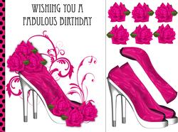 Ladies Fabulous Shoes Quick Card Front