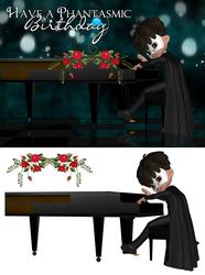 Phantom of the Opera Birthday Card