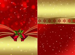 Two Christmas Background / Toppers