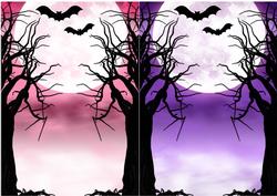 2 Cute Halloween Backgrounds
