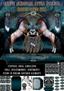 Fantasy Pony Native American Style Easel Kit