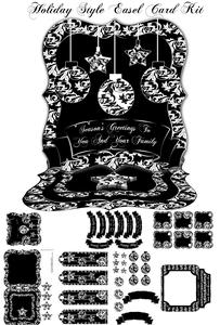 Black and White Easel Card Kit