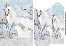 Bookmark Unicorn Fantasy Quick Card