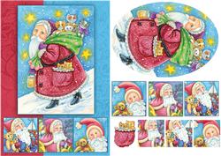 Santa Card Step It Up Quick Card
