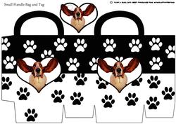 Basset Hound Birthday or Other Gift Bag