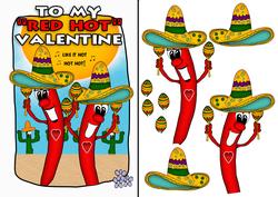 Super Fun Valentine's Day Card Like It Hot?
