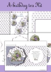 Scalloped Over the Edge No Hole Floral Fold Back Kit