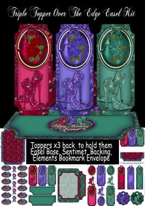 Triple Topper Panel, Easel Card Kit Stylish