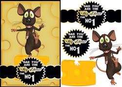 Father' Day or Birthday Quick Mouse Fun Card
