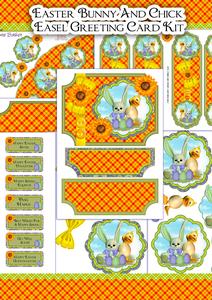 Easter Bunny and Chick Sunshine Easter Easel Kit