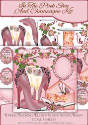 Birthday or Anniversary Shoe and Champagne Kit