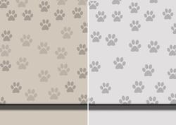 Two Paw Print Blended Backgrounds