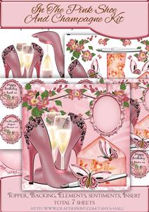 Birthday or Anniversary Shoe and Champagne Kit
