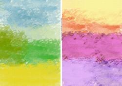 Two Canvas Effect Watercolor Backgrounds