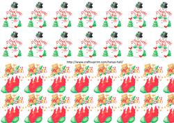 Two Large Dl Christmas Backgrounds