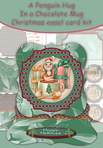 Penguin Hot Chocolate Christmas Easel Kit